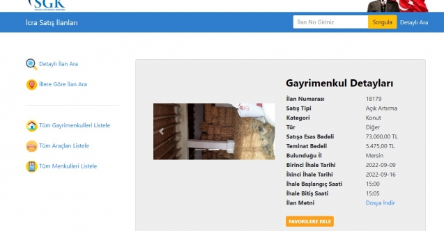 Hayaldi, gerçek oldu! Devletten satılık samanlık!